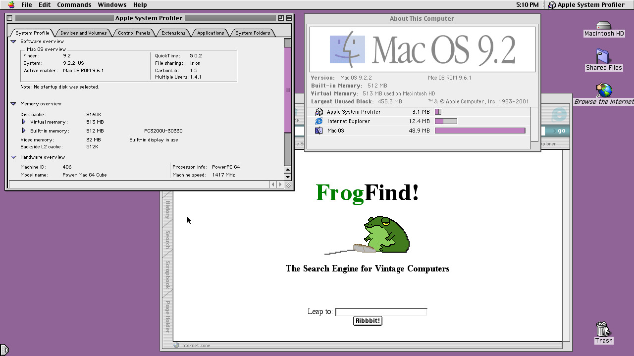 My OS 9 Desktop